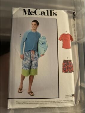 McCall's M8517PulloverShortsPattern- pb1 -pb2